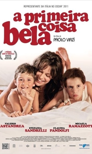 Cartaz nacional do filme "A Primeira Coisa Bela", de Paolo Virzì - Divulgação