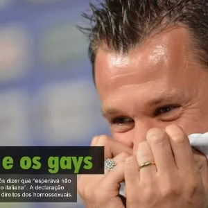 Antonio Cassano deu declaração polêmica sobre homossexuais - Arte UOL