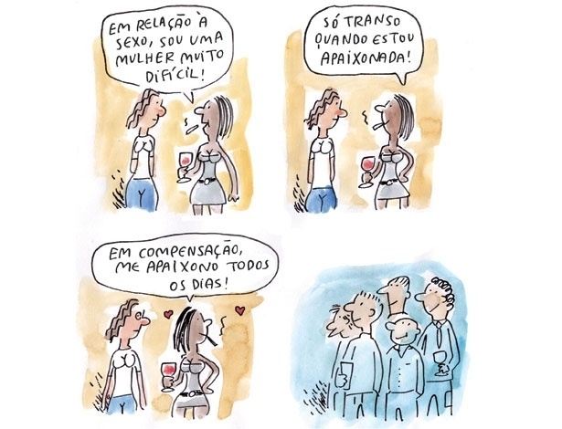 Ilustração 4 de Adão Iturrusgarai para o livro "Tudo o que Você Não Queria Saber sobre Sexo" - Adão Iturrusgarai/Divulgação