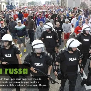 Torcedores russos se envolveram em diversos atos de violência - Arte UOL
