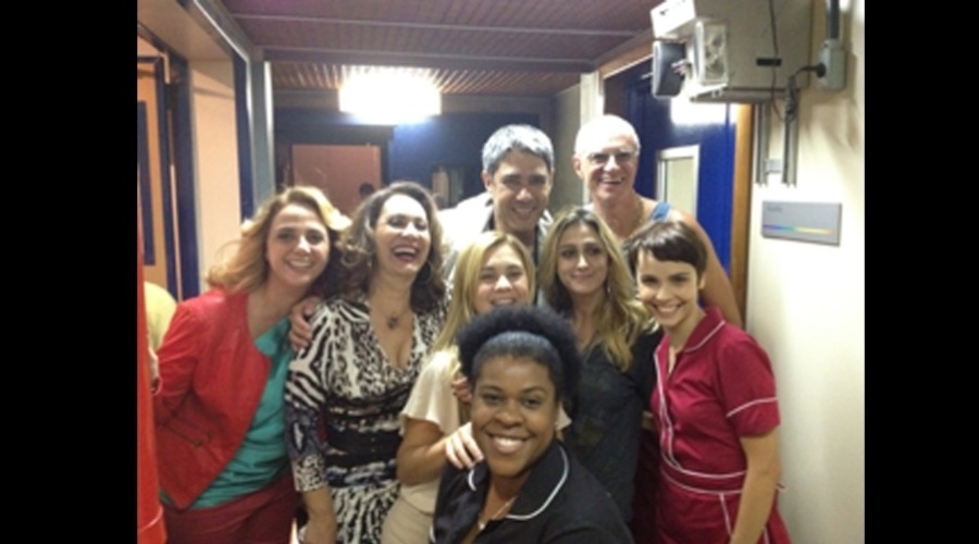 William Bonner visitou os bastidores da novela "Avenida Brasil" (15/6/12)