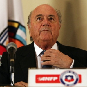 Joseph Blatter falou sobre as acusações de corrupção envolvendo Havelange e Ricardo Teixeira - EFE/Mario Ruiz