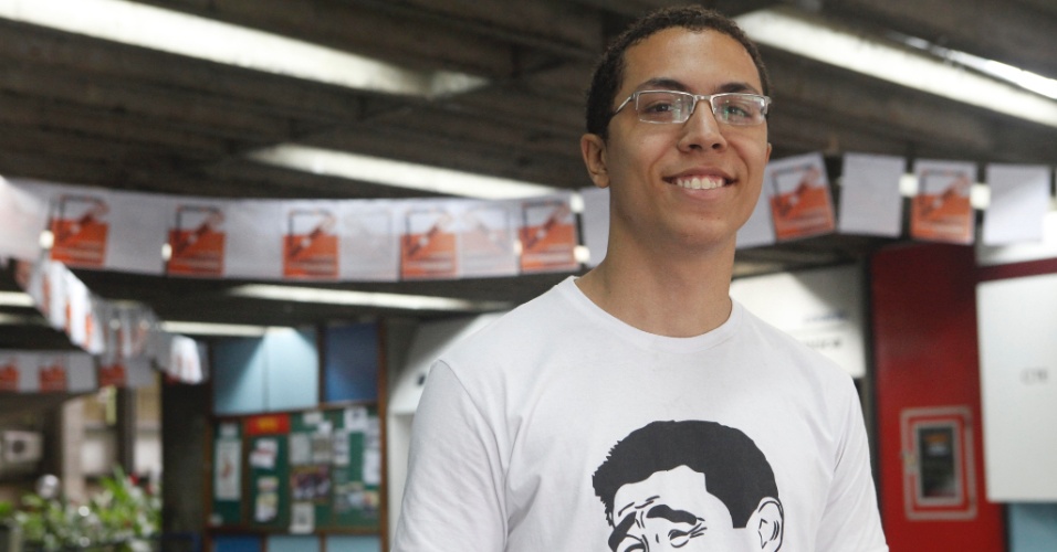 Leonardo Brun, 21, fez o primeiro exame de qualificação da Uerj (Universidade do Estado do Rio de Janeiro) e pretende conseguir uma vaga no curso de artes visuais