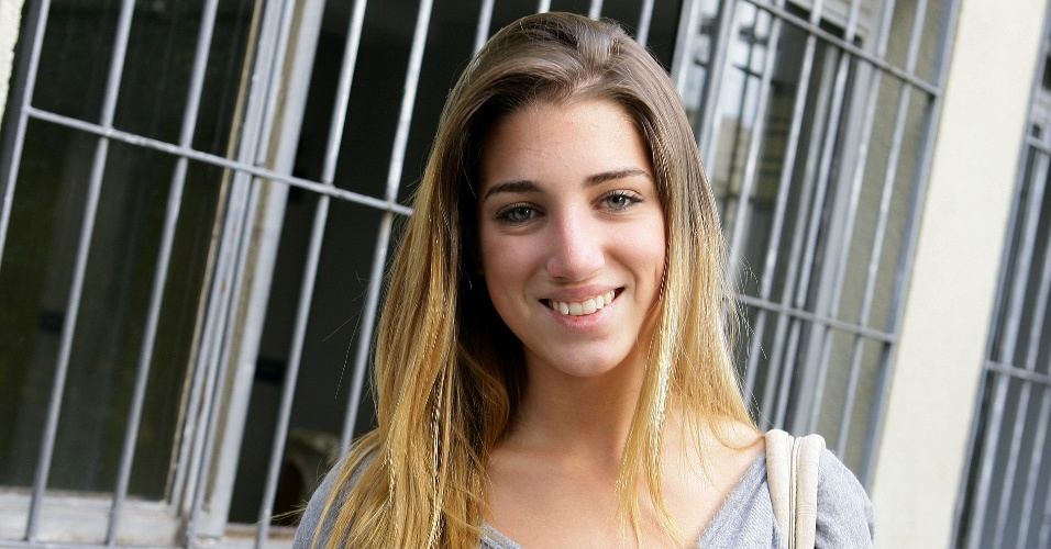 Luiza Martucci, 17, prestou vestibular para relações internacionais e disse que achou a prova "difícil"