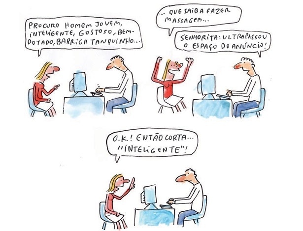 Ilustração 7 de Adão Iturrusgarai para o livro "Tudo o que Você Não Queria Saber sobre Sexo" - Adão Iturrusgarai/Divulgação