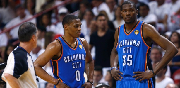 Pressionado, Thunder busca virada inédita na história das decisões da NBA - Mike Segar/Reuters