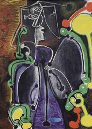 "Femme assise", de Picasso, é vendido por 8,5 milhões de libras em leilão - Reprodução