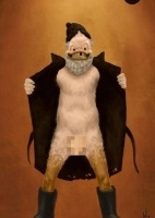 Pato Donald redesenhado por Testosteronman - Reprodução/Testosteronman