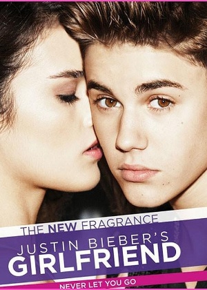 Justin Bieber na campanha da fragrância feminina, "Girlfriend" - Divulgação