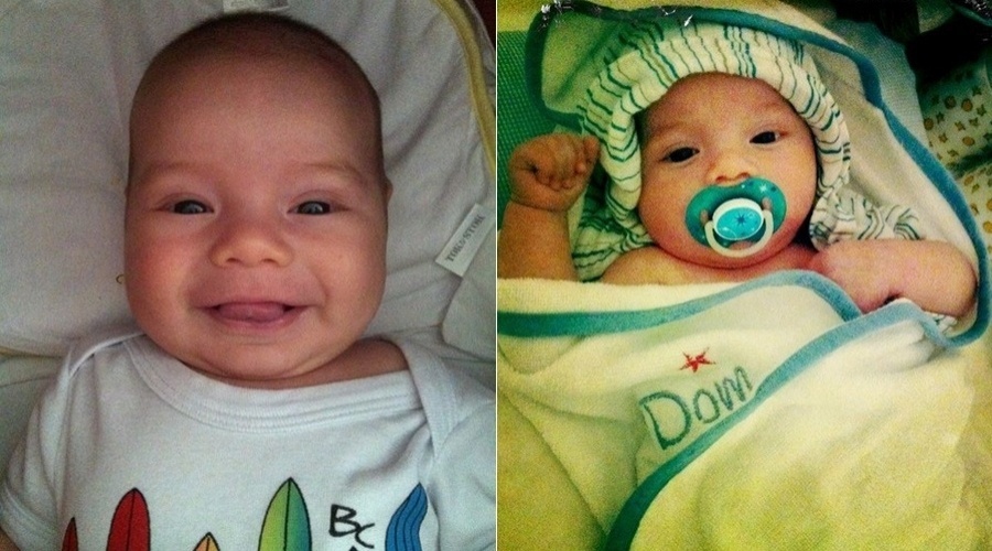 Luana Piovani divulgou imagens do filho Dom por meio de sua página do Twitter (22/6/12)