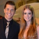 Klebber Toleno e Marina Ruy Barbosa estavam entre os convidados do casamento da atriz Luma Costa, no Rio de Janeiro (23/6/12) - AgNews