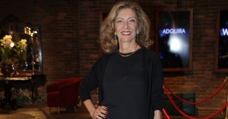 Marília Pêra no Theatro Net Rio, em Copacabana, para coletiva da peça "Herivelto Como Conheci" (25/6/12) - Graça Paes/Foto Rio News