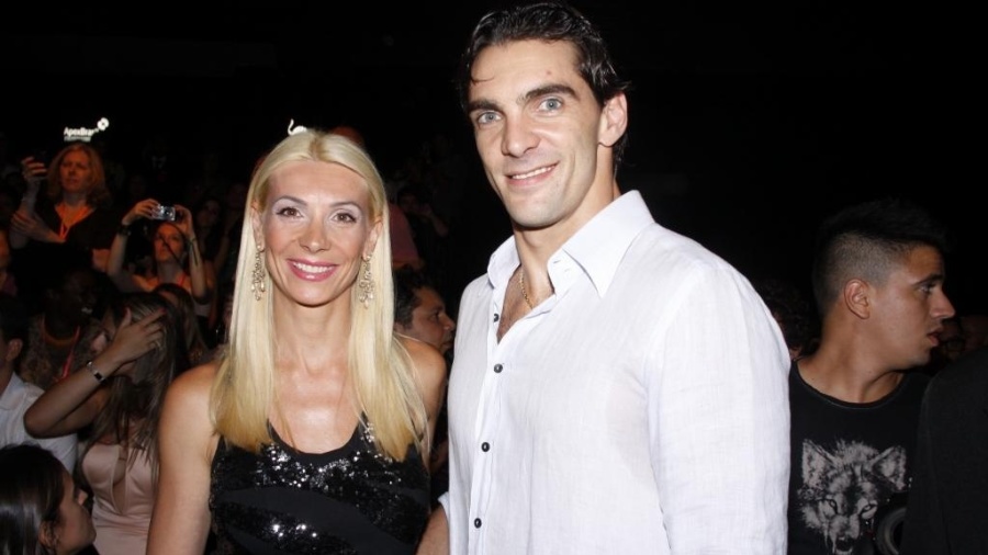 Giba evento e a ex-mulher Cristina Pirv - Roberto Filho/Agnews