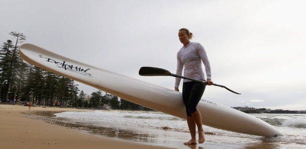 Australiana Jo Brigden-Jones, salva-vidas que vai competir em Londres