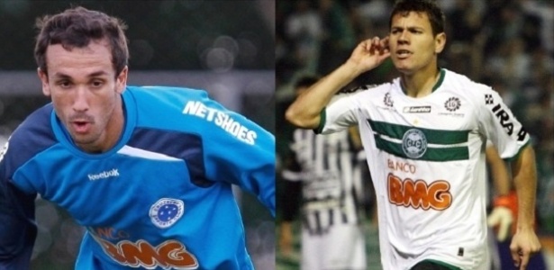 Thiago Ribeiro (e) foi descartado, mas Botafogo negocia com Anderson Aquino - Montagem