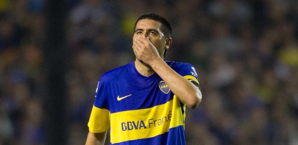 Riquelme não gostou da forma como o Boca Juniors atuou na derrota para o River Plate - Ricardo Nogueira/Folhapress