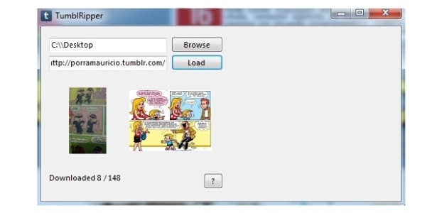 TumblRipper permite ao usuário baixar todas as fotos de um Tumblr - Reprodução