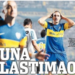 Jornal faz trocadilho com empate do Boca com o Corinthians na 1ª partida da decisão  - Reprodução