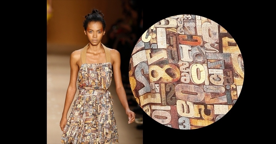 Letras e números estamparam peças da Cantão - Alexandre Schneider/UOL