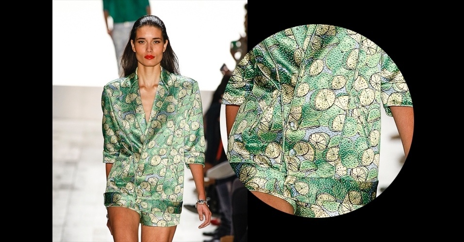 Os limões das caipirinhas brasileiras inspiraram a estampa da Forum - Alexandre Schneider/UOL