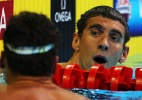 No seu aniversário, Phelps bate Lochte nos 200m medley e garante outra prova em Londres - Al Bello/Getty Images/AFP