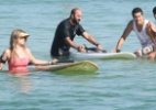 Susana Werner e Julio Cesar praticam esporte aquático - Foto Rio News