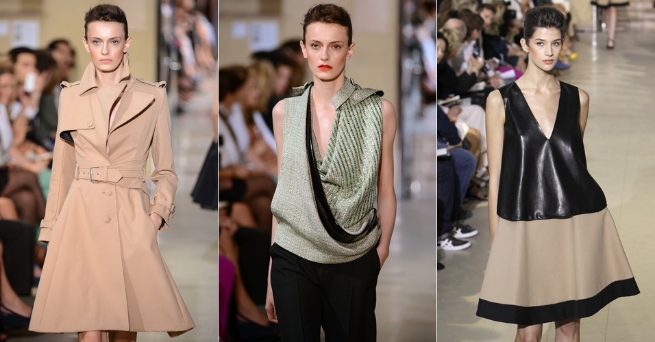 Looks de Bouchra Jarrar para o Inverno 2012 na semana de alta-costura de Paris (02/07/2012) - AFP/AFP/AP