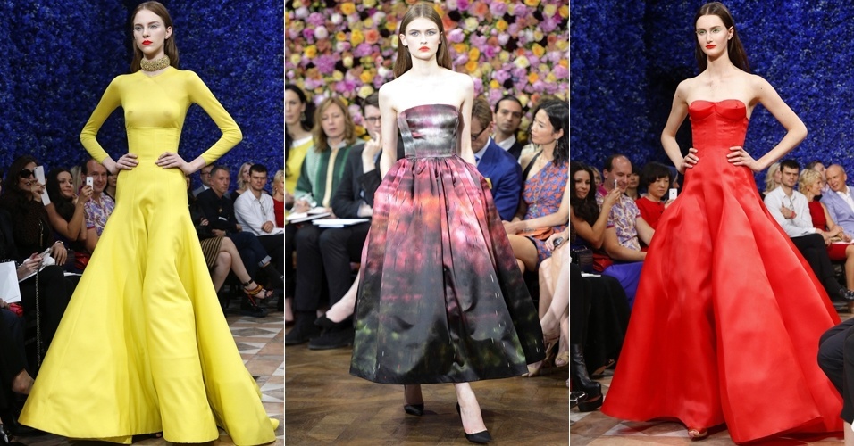 Looks de Christian Dior para o Inverno 2012 na semana de alta-costura de Paris (02/07/2012) - AFP/EFE/AFP