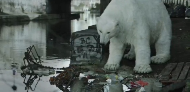 Imagem do vídeo da campanha "Salve o Ártico", do Greenpeace (julho/12)