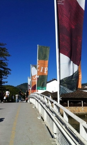 Ponte do Rio Perequê-Açu, em Paraty, onde acontece a décima edição da Flip (2/7/12) - Divulgação/Facebook