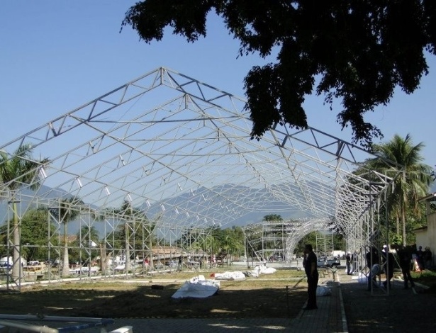 Tenda do Telão da Flip 2012, que acontece de  4 a 8 de julho  (3/7/12) - Divulgação/Facebook