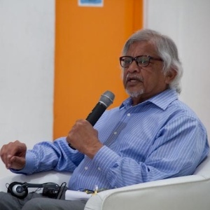 Arun Gandhi, 78, neto do indiano Mahatma Gandhi  - Júlio Vilela/Divulgação