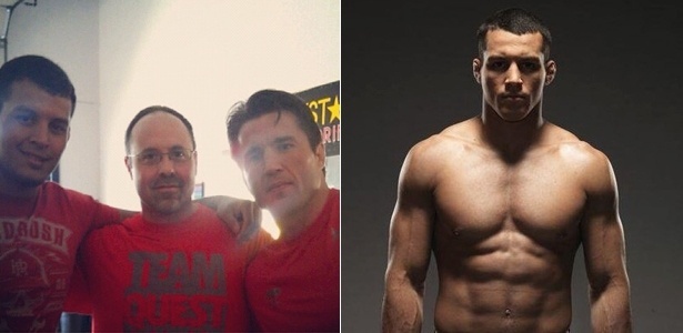 Vinny Magalhães, que luta MMA e é especialista em jiu-jítsu, treinou Chael Sonnen - Arte/UOL, com Reprodução e Divulgação