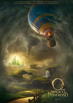 Poster nacional de "Oz: Mágico e Poderoso" - Divulgação