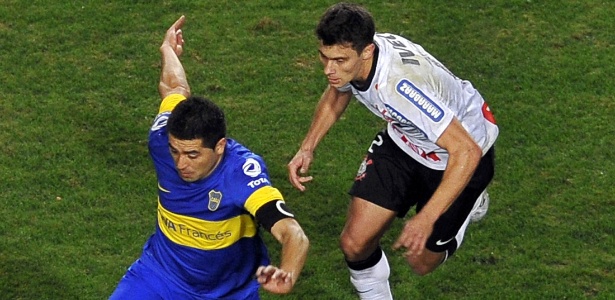 Riquelme fez seu último jogo pelo Boca contra o Corinthians - Nelson Almeida/AFP