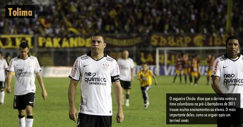 O time do Corinthians aprendeu com o revés contra o Tolima e se reergueu para a Libertadores 2012