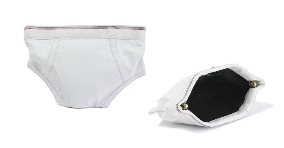 Bolsa Jeremy Scott em formato de cueca - Divulgação