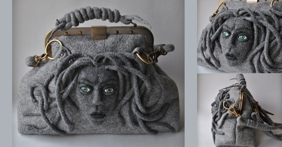 Bolsa Tatiana Agapcheva em formato de medusa - Divulgação