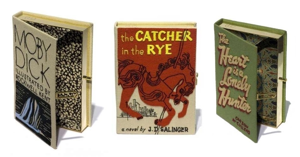 Bolsas Olympia Le Tan em formato de livro - Divulgação