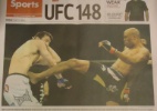 Maior jornal dos EUA quebra silêncio sobre UFC 148 e fala em "maior luta da história" 