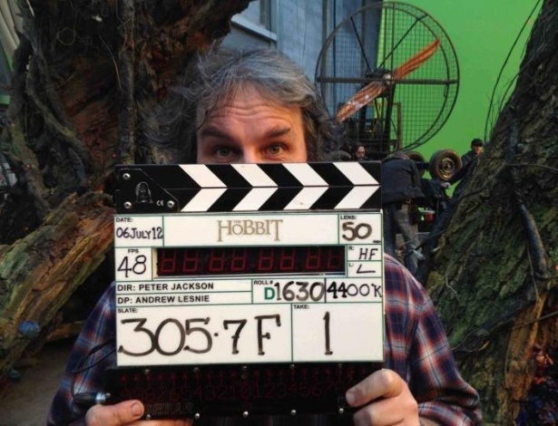 Peter Jackson anuncia o término das filmagens de "O Hobbit" com foto no Facebook (6/7/12) - Reprodução/Facebook