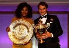 Top 10 de atletas poderosos tem Federer e Serena - Getty Images