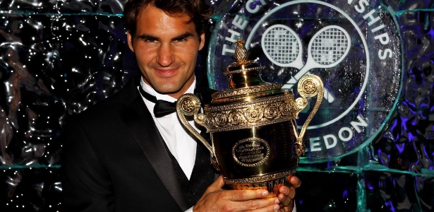 O título em Wimbledon recolocou Roger Federer na liderança do ranking da ATP - Getty Images