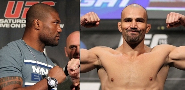 Meio-pesados Quinton Rampage e Glover Teixeira vão se enfrentar no Rio em outubro - Divulgação