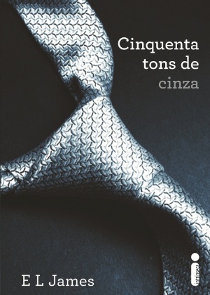 Uma das capas do romance erótico "Cinquenta Tons de Cinza", parte de trilogia de E.L. James - Divulgação / Editora Intrínseca