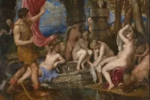"Diana e Acteón", de Tiziano, na National Gallery de Londres - Reprodução