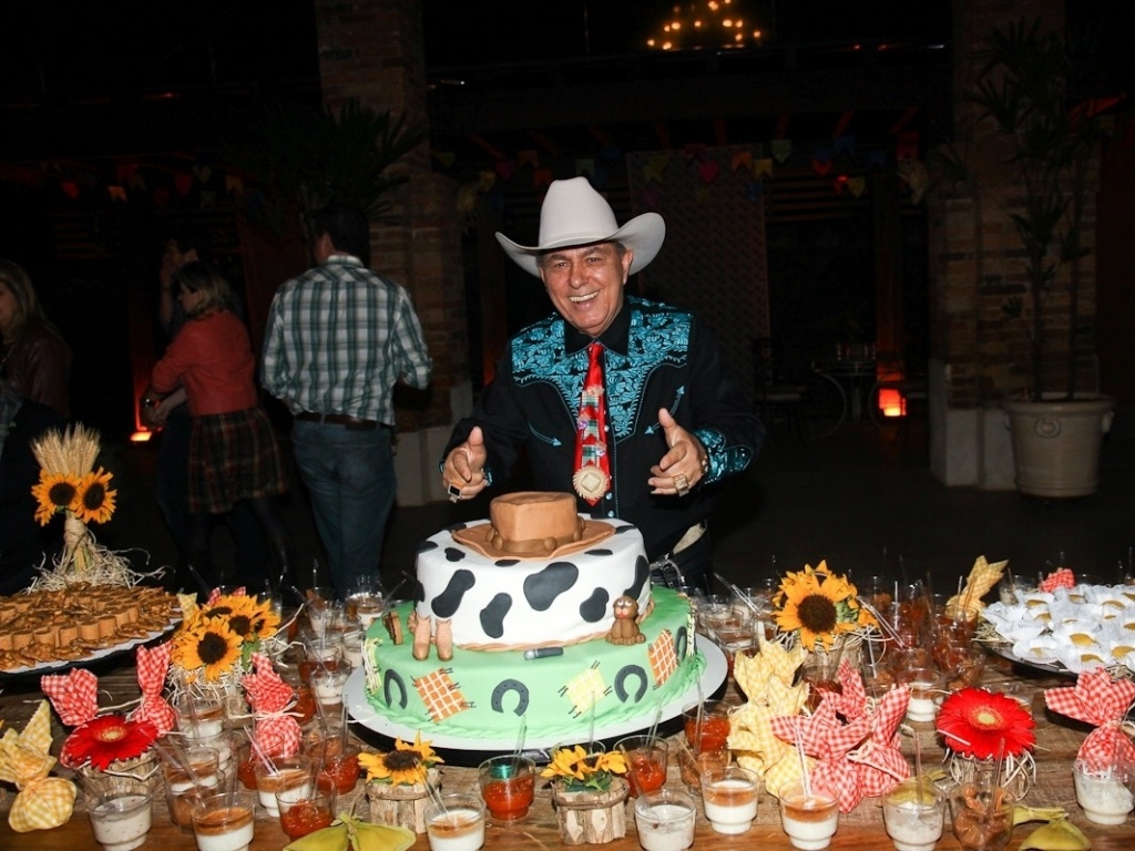 Milionário, da dupla Milionário & José Rico, comemora 72 anos em clima de arraiá (10/7/12) - Manuela Scarpa/Foto Rio News
