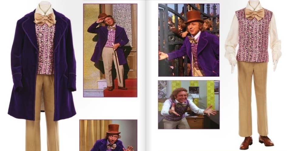 Roupas e objetos de "A Fantástica Fábrica de Chocolate" estão inclusas, tanto da versão original quanto a de Tim Burton com Johnny Depp - Reprodução/Profiles in History