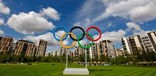 Vista geral da Vila Olímpica de Stratford, onde vão ficar os atletas durante os Jogos de Londres