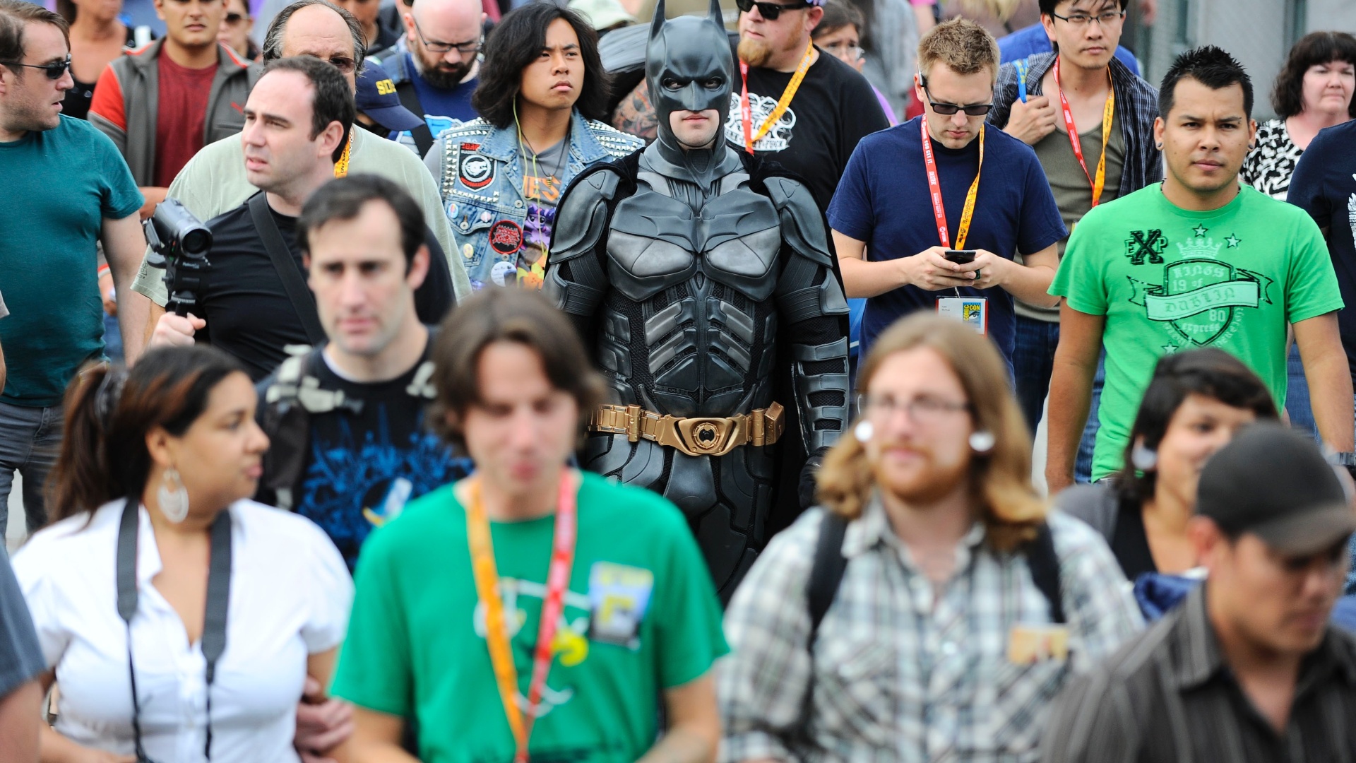 "Batman" entre o público da Comic-con 2012 - Denis Poroy/AP